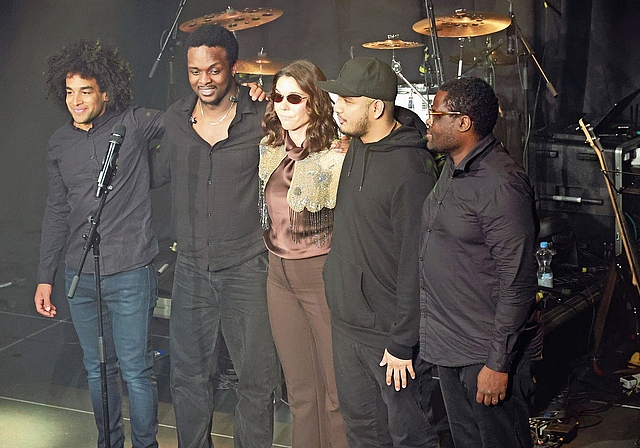 Bernarda Brunović und ihre Band spielten fast drei Stunden. Fotos: B. Eglin