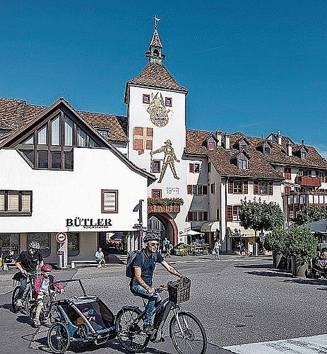 Schönes Wetter lud zum Flanieren im Stedtli Liestal ein.