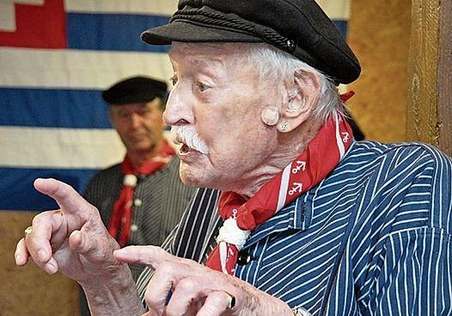 René Bolliger, eindrückliche Bühnenpräsenz des 94-Jährigen.
