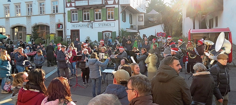 Der Musikverein Sissach sorgte für musikalische Klänge.