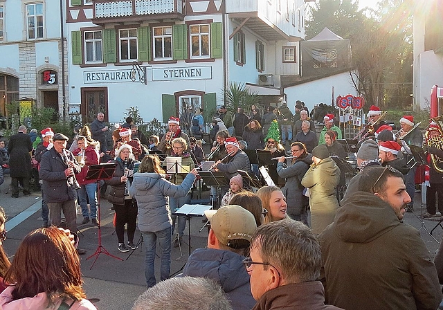 Der Musikverein Sissach sorgte für musikalische Klänge.