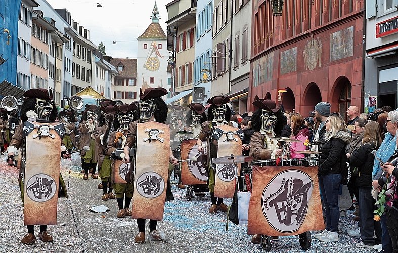 «Latärneschränzer» im Stedtli.Fotos: B. Eglin