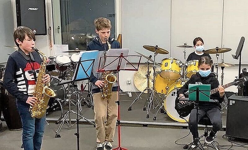 Bandprobe an der Regionalen Musikschule Liestal.