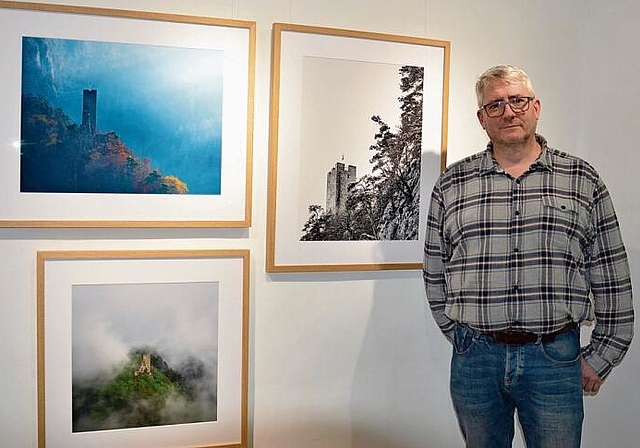 Jason Protheroe zeigte seine Naturfotografien rund um Waldenburg.Foto: b. reinhard