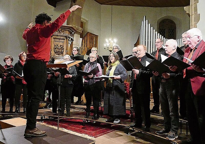 Weihnachtskonzert des Gemischten Chors Bennwil.Fotos: B. Eglin