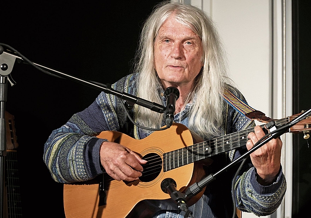 Walther Lietha – ein kritischer Troubadour. Foto: B. Eglin
