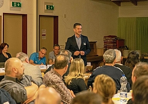 Tobias Eggimann von der Wirtschaftskammer Baselland. Fotos: m. herrmann
