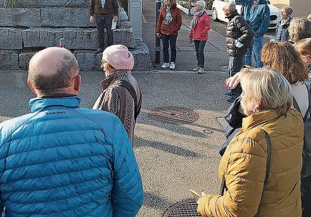 Der kulturelle Rundgang stiess auf grosses Interesse bei der Bevölkerung.