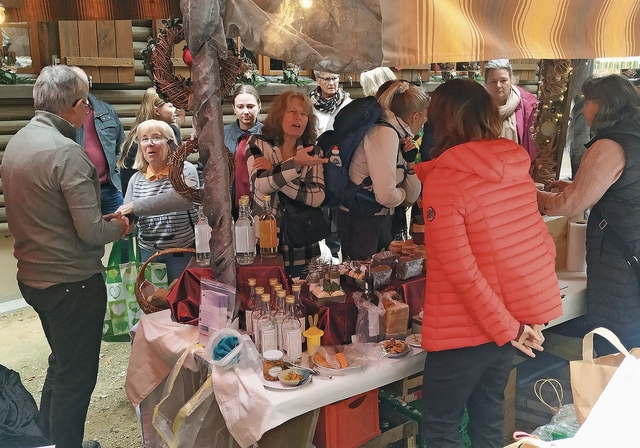 Es herrschte auf engem Raum ein belebtes Treiben. 