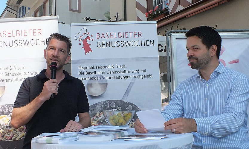 Tobias Eggimann (l.) und Daniel Spinnler. Fotos: W. Wenger
