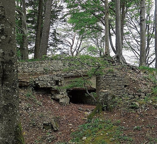Artillerie-Munitionsunterstand.