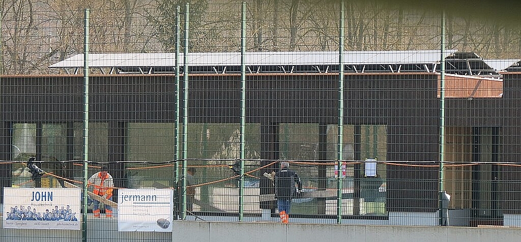 Clubhaus SV Bubendorf.