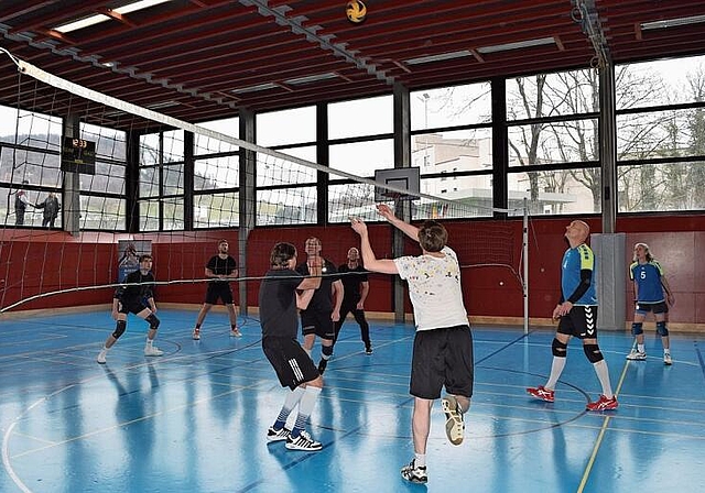 In der Sparte Volleyball waren 17 Mannschaften am Start. Fotos: zVg
