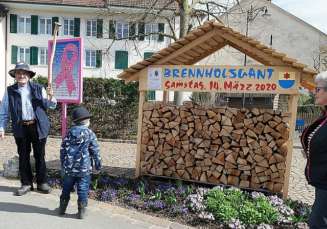 Martin und Rita Schaub mit dem Ormalinger Doppelster.Fotos: E. Gysin
