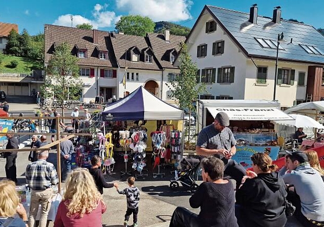 So gemütlich war die Stimmung am Reigoldswiler Herbstmarkt. Fotos: U. Roth