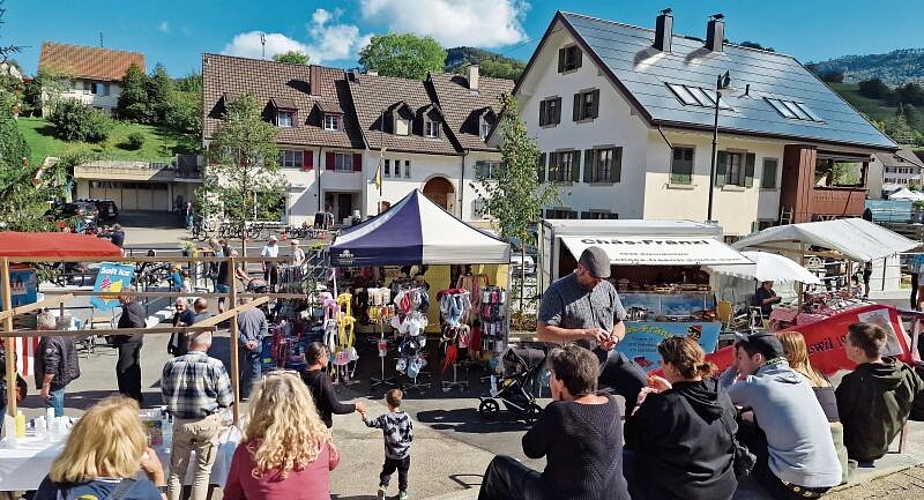So gemütlich war die Stimmung am Reigoldswiler Herbstmarkt. Fotos: U. Roth