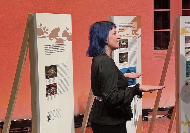 Die Beiträge aus den Gemeinden Buus, Liestal und Münchenstein wurden an der Vernissage enthüllt. Foto: S. Moor