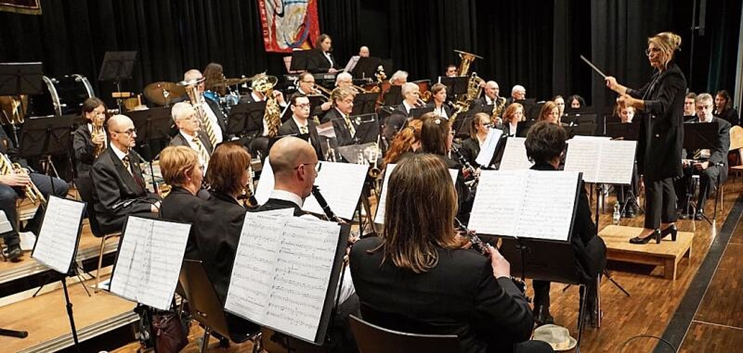 L’Orchestre d’Harmonie Municipal Vogésia de Wittenheim brilliert.