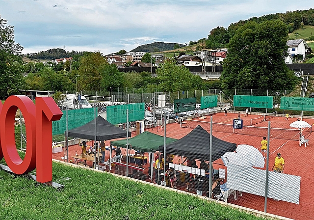 Der Tennisclub Gelterkinden gilt als älterster Tennisclub im Baselbiet.Fots: M. Stöcklin