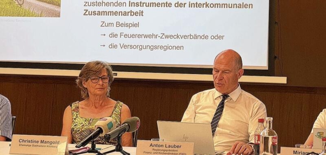 Christine Mangold und Toni Lauber.