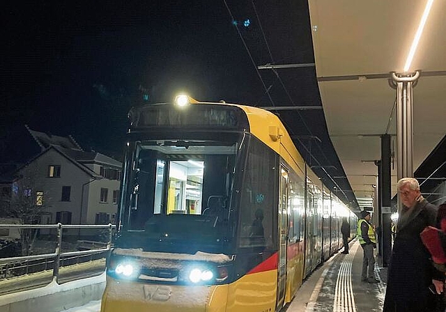 Die erste WB-Fahrt.Foto: Th. schweizer