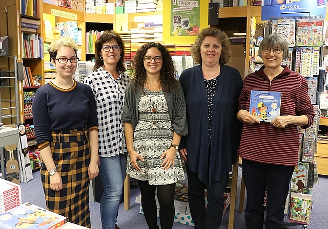 Heidi Jauslin (r.) mit einem Teil ihres Teams. Foto: M. Schaffner
