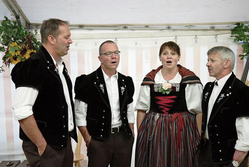 Das Jodelquartett «Windstill».
