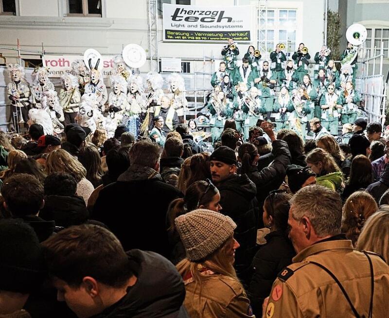 Viel Publikum am Cherus-Guggekonzert.