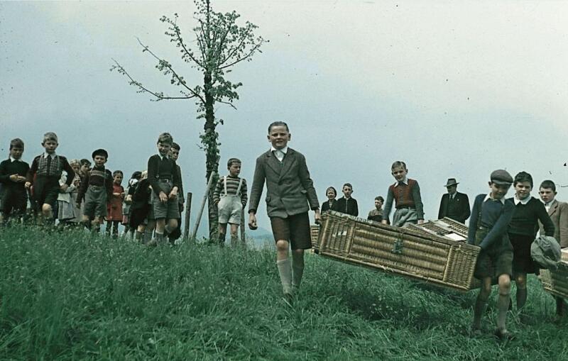 Mitgebrachte Brieftauben wurden als Friedenstauben fliegen gelassen.Fotos: Theodor Strübin