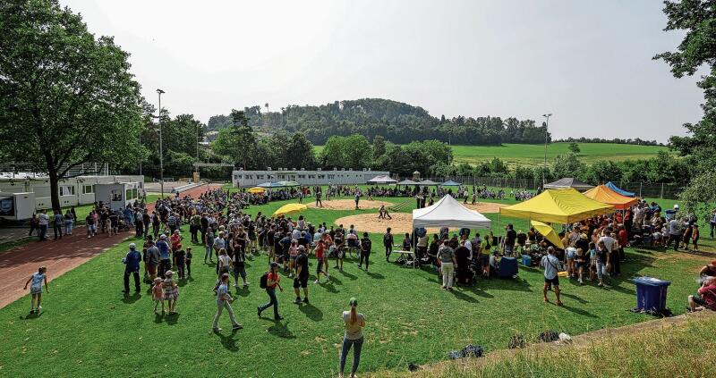 Auf die Sportanlage Egg kamen rund 600 Zuschauer.Fotos: M. Herrmann