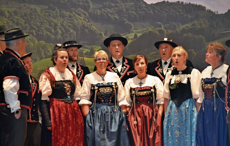 Bei den Jodelwettkämpfen war äusserste Konzentration gefordert. Fotos: S. van Riemsdijk