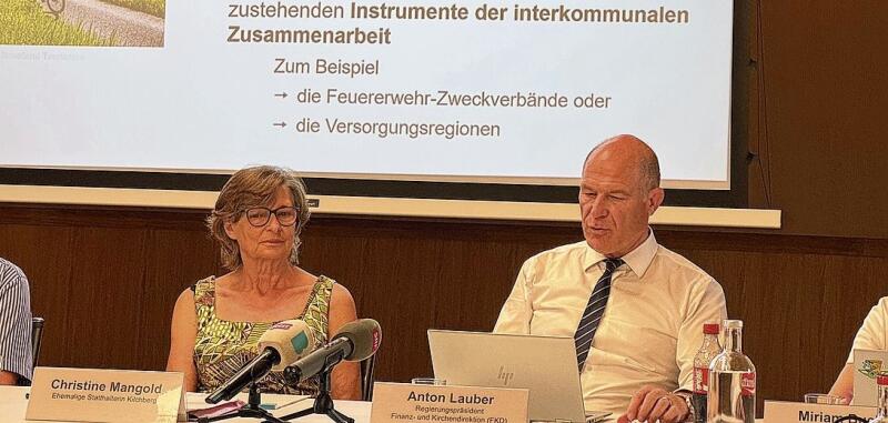 Christine Mangold und Toni Lauber.