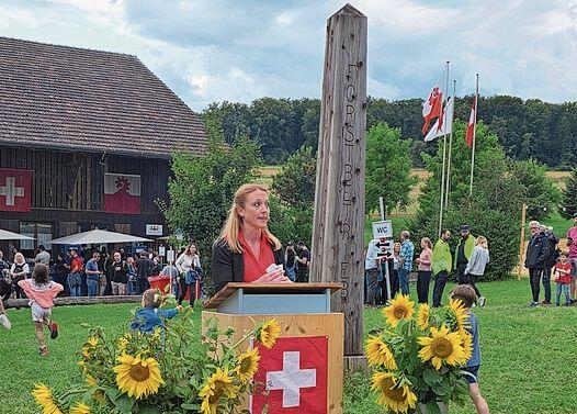 Festrednerin Marion Ernst.