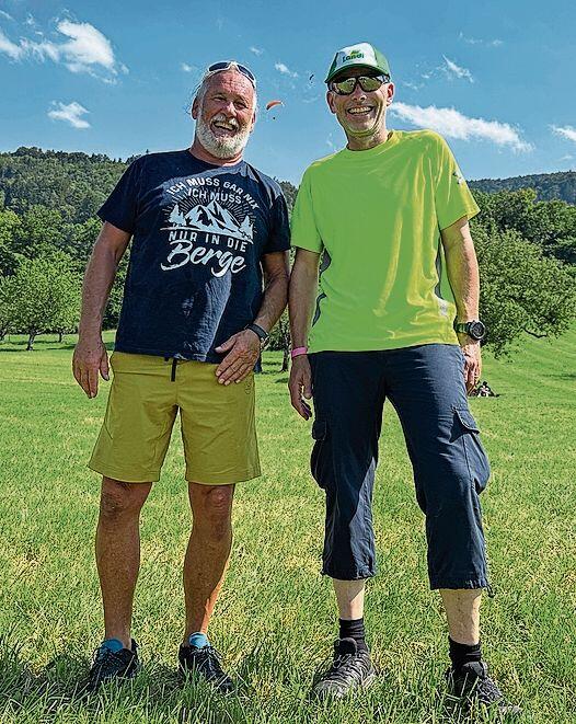 Viel Routine und Leidenschaft: Rolf Zgraggen (l.) und Beat Gisin, Präsident des DPCH.