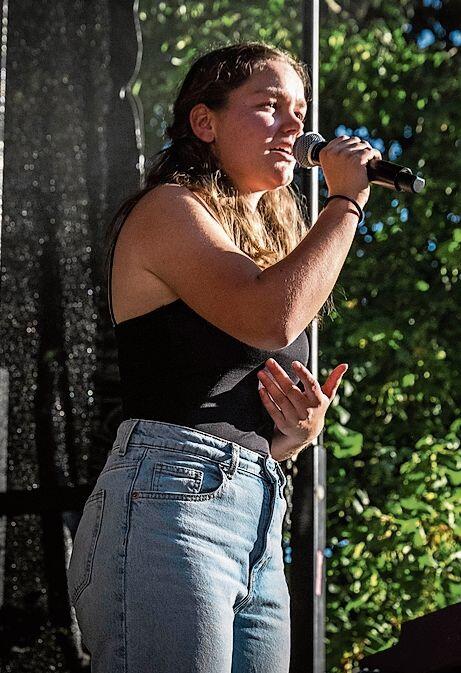 Waldweid-Talent-Siegerin Flurina Amport aus Bretzwil. Foto: Andreas Zanella: