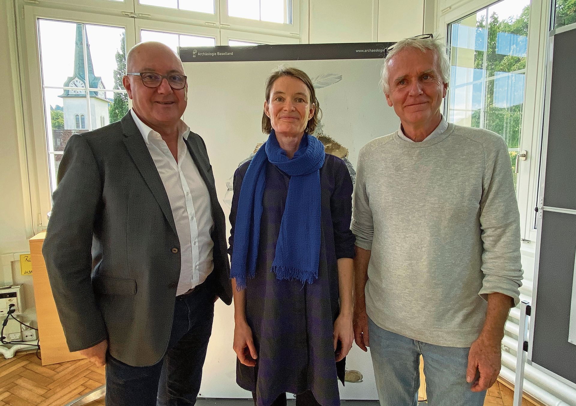 Isaac Reber, Sabine Sommerer und Hans Weber (v.l.) zeigten sich über die Denkmaltage sehr zufrieden.
