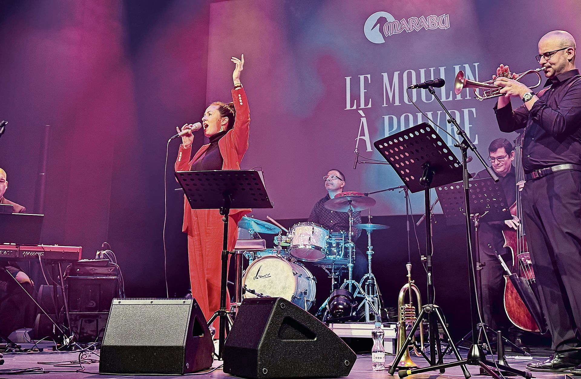 Die Band Le Moulin à Poivre begeisterte das Publikum mit einer feurigen Matinee. 