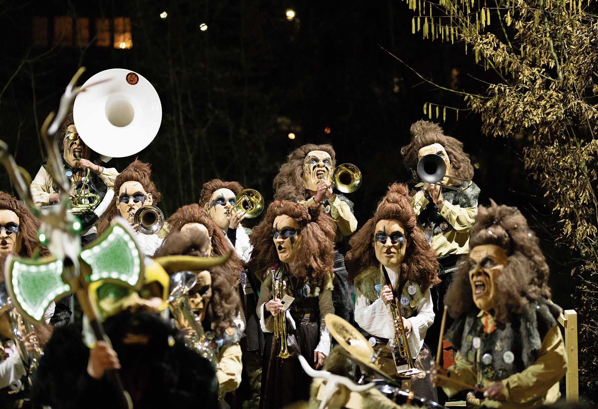 Die «Gassäspränger» schränzten ebenfalls, was das Zeug hielt. Fotos: M. Herrmann
