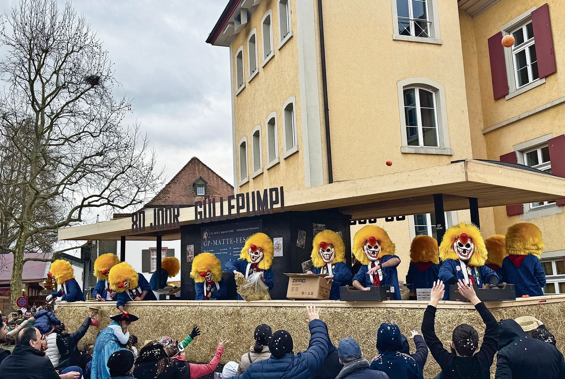 Die «Güllepumpi» Frenkendorf feiern 80 Jahre.Fotos: E. Bachmann
