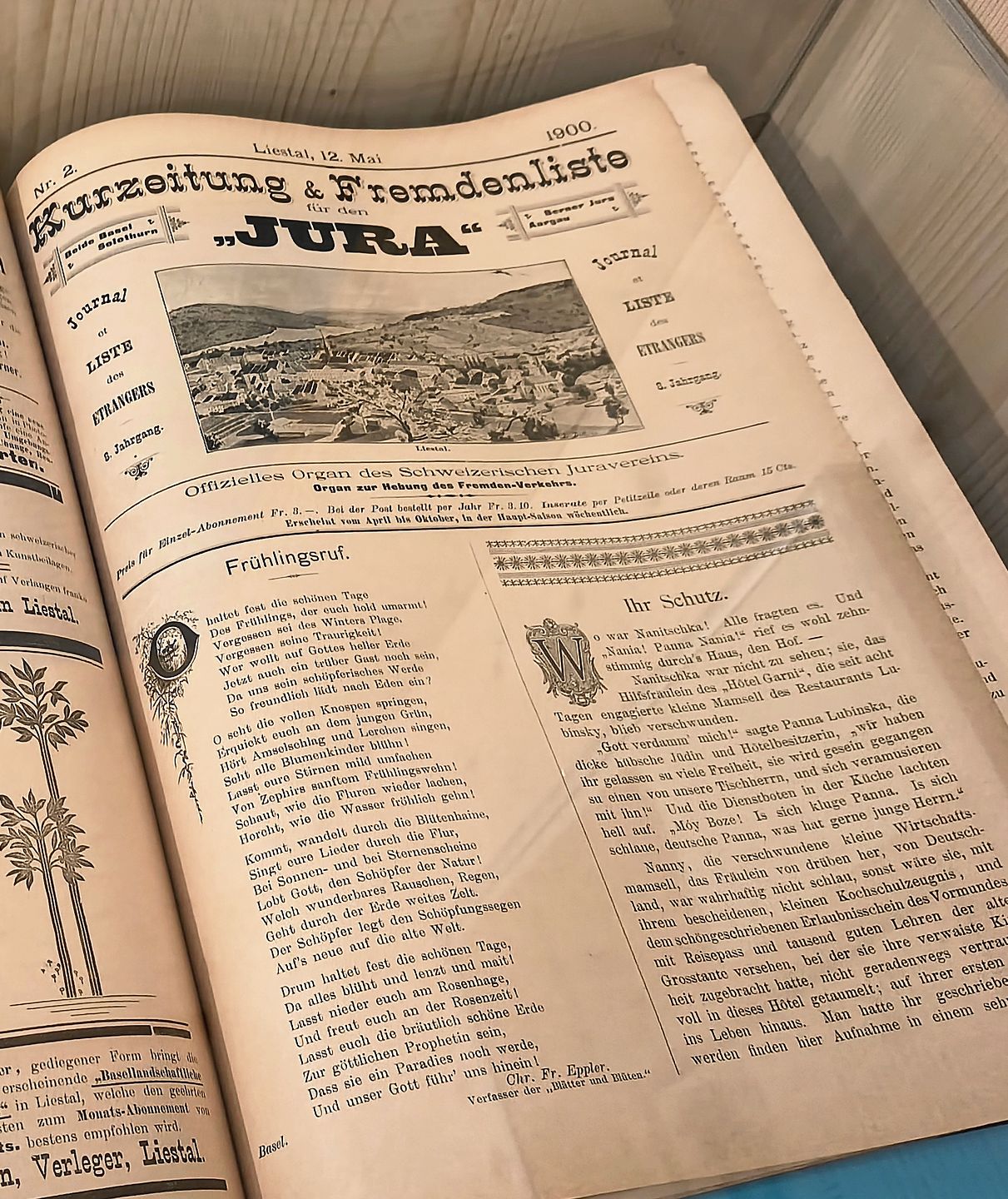 Beliebter Lesestoff: die «Fremdenliste».