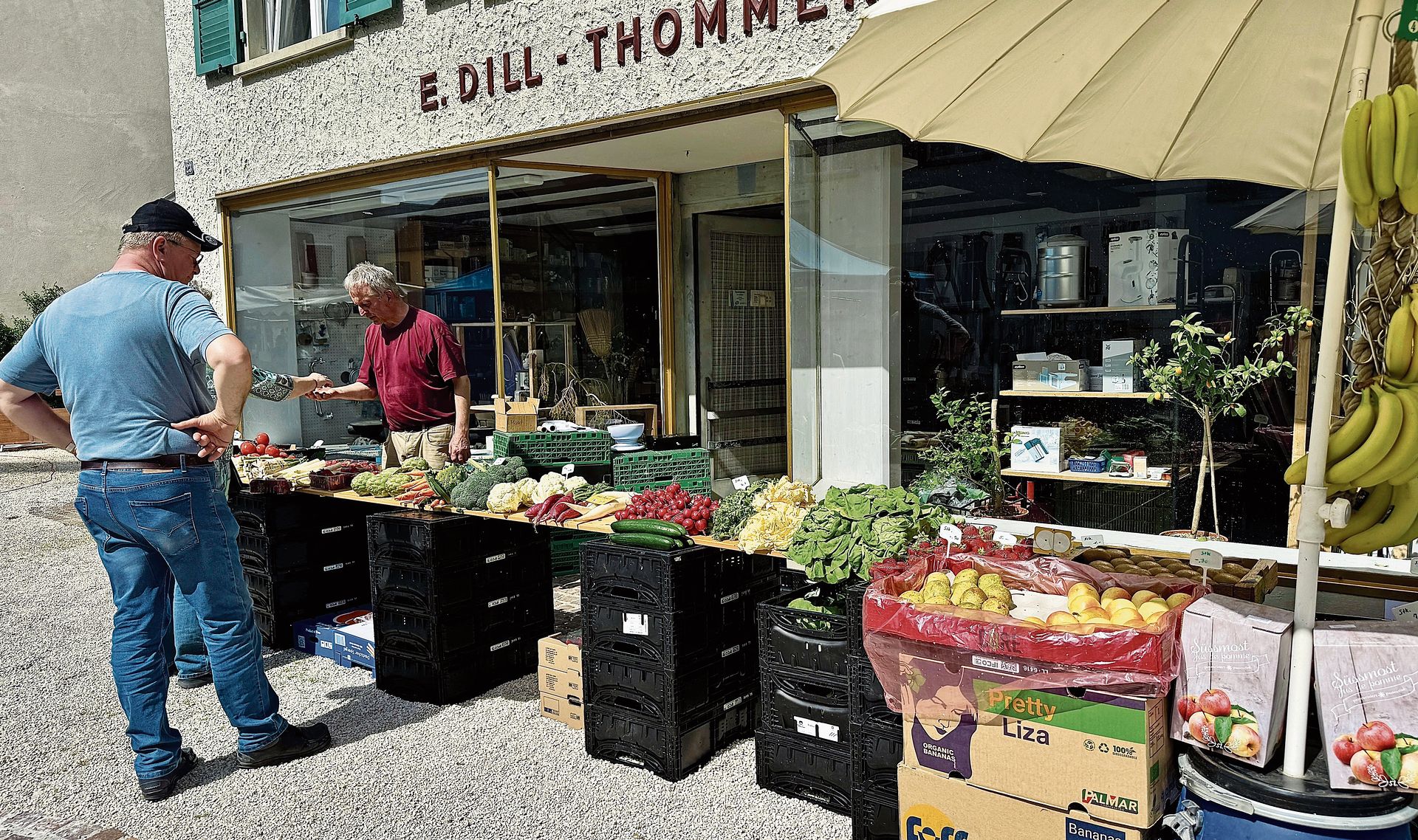 Frisches Gemüse von Matthias Dill. Fotos: E. Bachmann