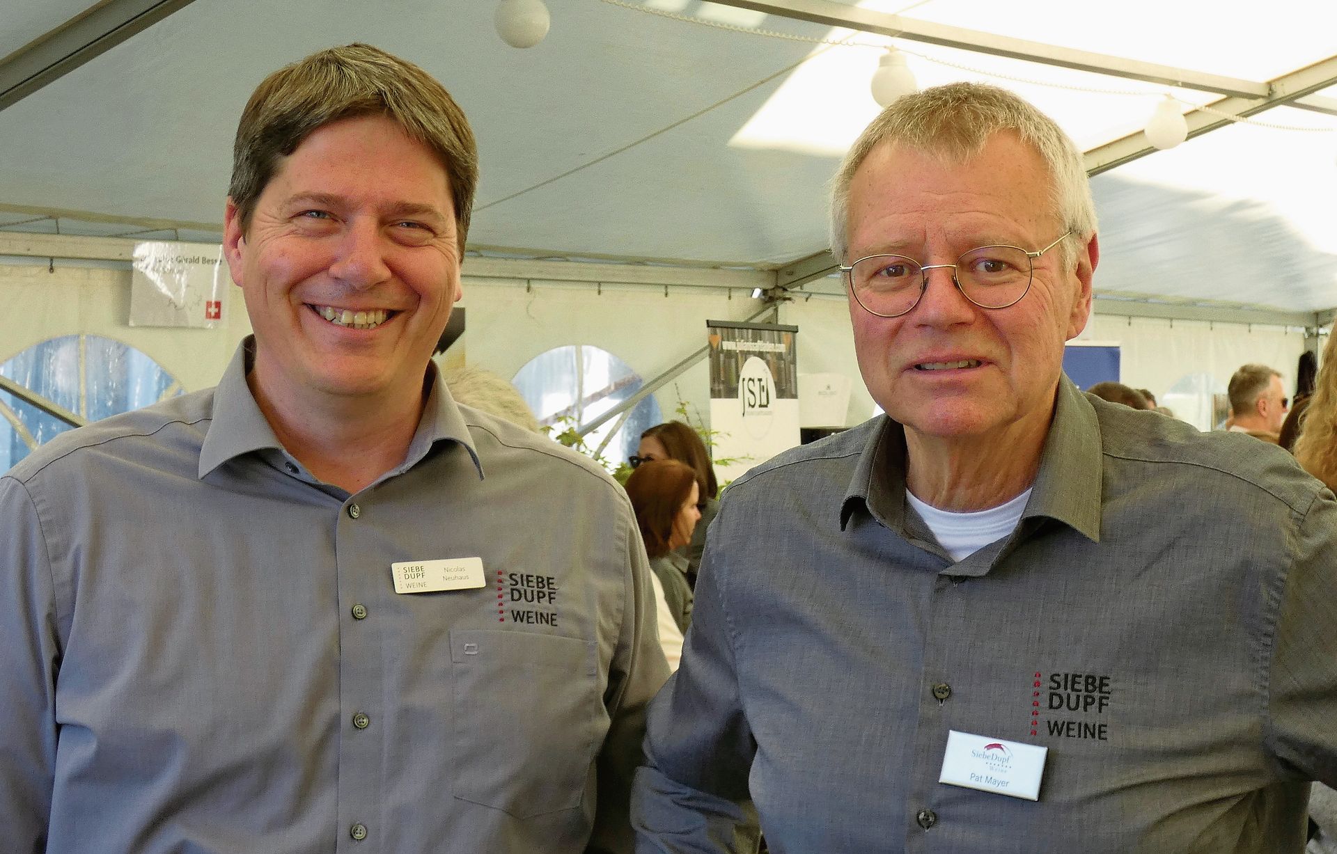 Geschäftsleiter Nicolas Neuhaus und Verwaltungsrat Pat Mayer blicken zuversichtlich in die Siebe-Dupf-Zukunft. 