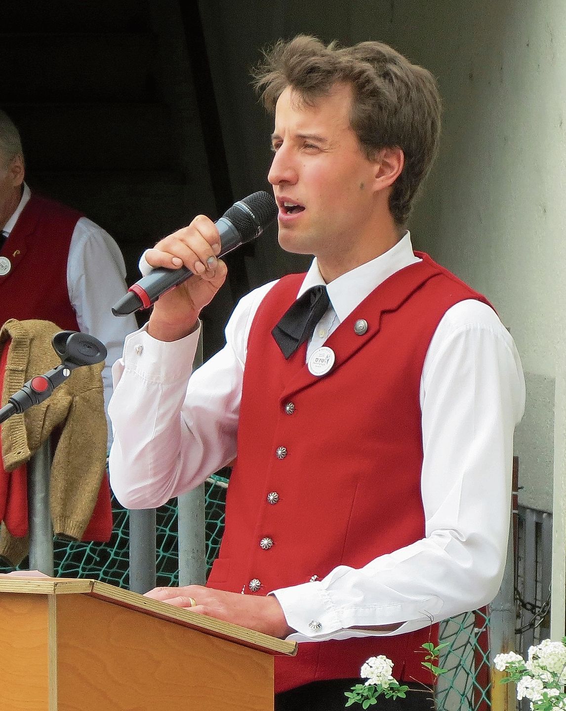 Präsident Jan Oberli führte souverän durch das Jubiläumsprogramm. 