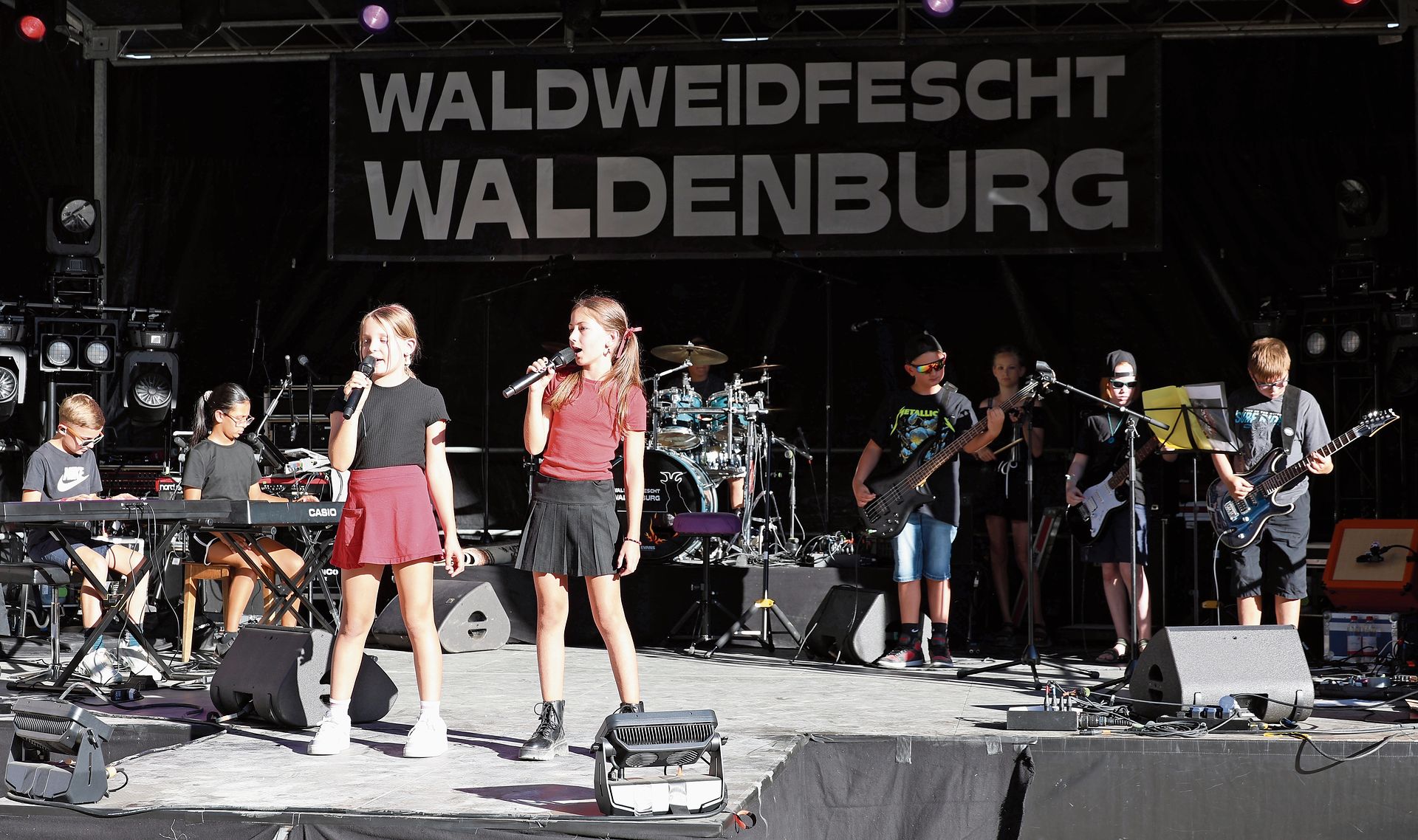 The Two’s gewannen den Talentwettbewerb. Fotos: B. Eglin The Two’s gewannen den Talentwettbewerb. Fotos: B. Eglin