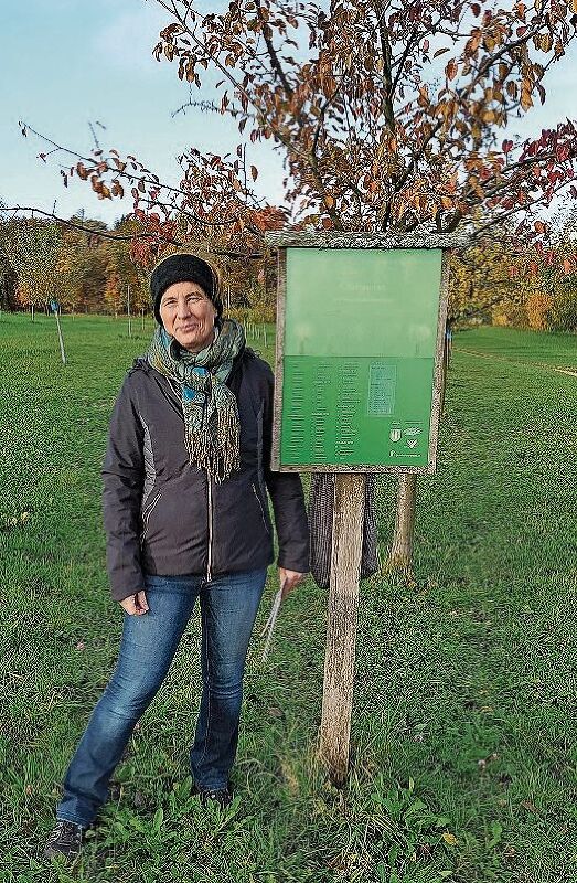 Seit vielen Jahren an vorderster Baumfront: Regula Waldner, Präsidentin des Naturschutzvereins.