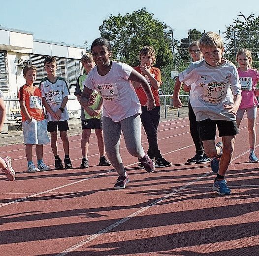 Der Schnelllauf ist eine der Leichtathletik-Disziplinen, die im Programm standen.
