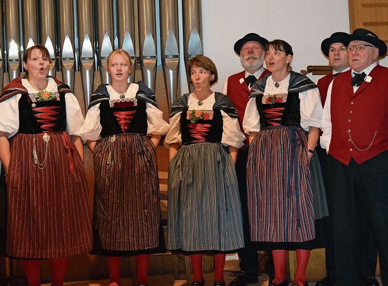 Der Jodlerklub Spitzeflüeli zeigte eine feinfühlige Performance.