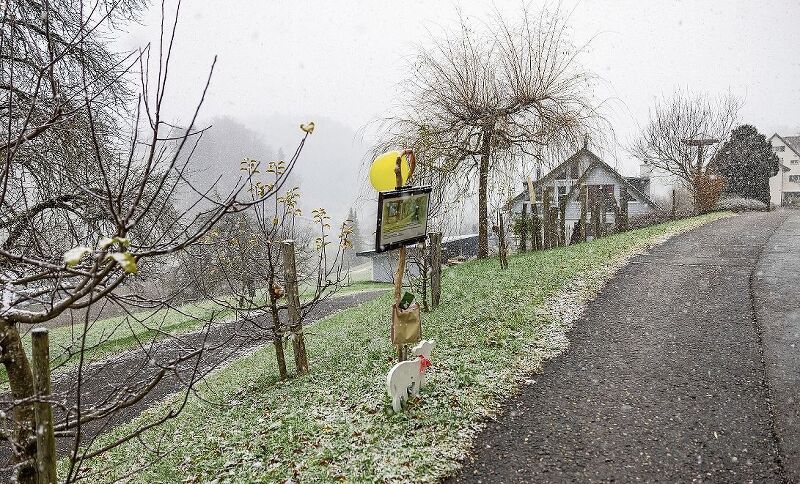 Schneefall auf dem Weg zum Punsch. Fotos: M. Herrmann