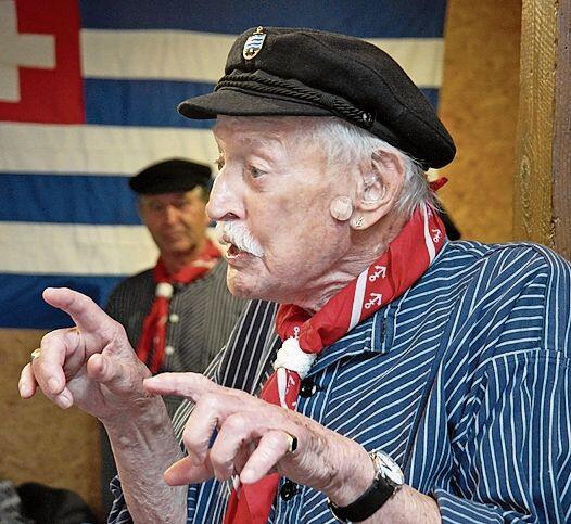 René Bolliger, eindrückliche Bühnenpräsenz des 94-Jährigen.
