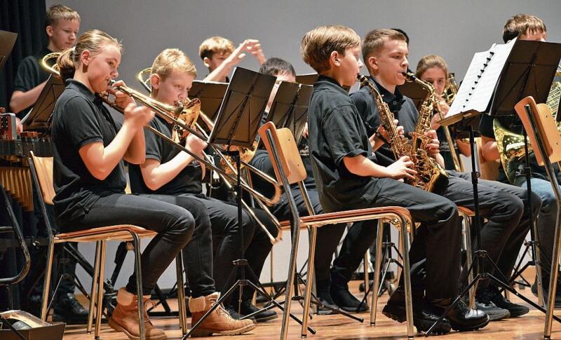 Die Jugendband spielte mit einer eindrücklichen Intensität. Foto: zvg